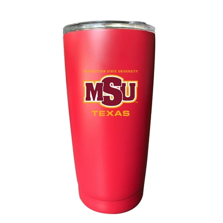 

Midwestern State University Mustangs 16 oz Stainless Steel Insulated Tumbler Straight - Red