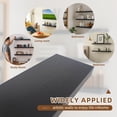 thumbnail image 4 of Floating Shelves For Wall Set Of 3 Black Wood Mounted  23.6 X 6.3 Inch Rustic Display Storage With Invisible Brackets Bedroom Bathroom Living Room Kitchen, 4 of 8
