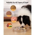 thumbnail image 3 of Oiwliur Comedero Lento Para Perros - Cuenco De Alimentación Lenta De Metal Antideslizante De Acero Inoxidable Adecuado Para Alimentos Secos, Húmedos O Crudos 5 Tazas Diseño De Doble Cara De Gran Capac, 3 of 7