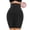 Black, variant on Women's Seamless Comfort Mid-Waist Tummy Control Shaping Shorts, Sizes XS-4XL