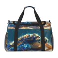 thumbnail image 1 of Easygdp Sunshine Underwater Sand Turtle Bolsa de Gimnasio, Bolsa de Viaje Duffel, Bolsa de Fin de Semana con Compartimentos, Bolsa de Mano para Noche, 1 of 7