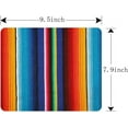 thumbnail image 2 of Mexican Pattern Gaming Mouse Pad NonSlip Rubber Base, Rectangle Personalized Mousepad for Computers, Laptop, and Office, Adds a Vibrant Cultural Touch, 9.5 Inch x 7.9 Inch, 2 of 5