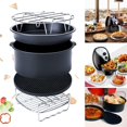 thumbnail image 3 of Air Fryer Accessories 7 Inch, 5PCS General Air Fryers Accessory with Silicone Pot Non-Stick BPA-Free, 3 of 5