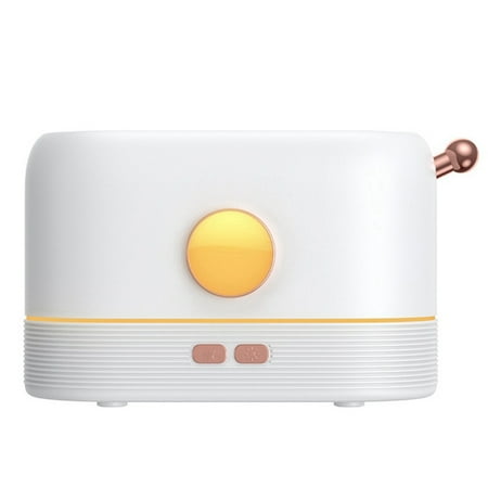 

LED Simulation Aromatherapy Humidifier Night Light USB 3 Colors Dimming Atmosphere Desk Lamp 200Ml White