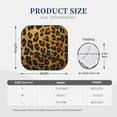 thumbnail image 3 of Vsdgher Golden Leopard Glitter Print Car Windshield Sun Shade, Reflective Sunshade Window Sunshade Sun Visor Protector Fit for Cars,Trucks,SUVs-Medium, 3 of 6