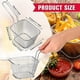 thumbnail image 2 of French Fry Holder Deep Fry Basket Mesh Food Basket (Silver), 2 of 5