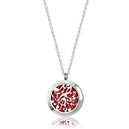 Jewelry Box Store Near Me Anavia Music Around Me Aromatherapy Oil Lockets Jewelry Essential Oil Diffuser Necklace with Gift Box ()