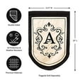 thumbnail image 6 of Garden Size Applique Flag, Monogram "A", 12.5x18 Inches, 6 of 6
