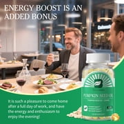 Pumpkin Seed Oil Capsules- Pumpkin Seed Oil Supplement for Hair Growth, Youthful Skin, Prostate Health, Urinary Tract Support
