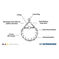 thumbnail image 2 of Herm Sprenger Prong Dog Training Collar with Quick Release Buckle Ultra-Plus Chrome Plated Steel Pet Pinch Collar No-Pull Collar for Dogs Anti Pull Training Collar Made in Germany 4mm x 25in XL, 2 of 7