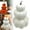 White, variant on Stacked Pumpkins,8.6 Inch Simulation White Pumpkin Stacked Decoration,Artificial Fake Vegetable Tower Lifelike 3 Layers Display Wedding Restaurant Party,Stacked Pumpkins for Front Porch,White
