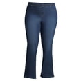 thumbnail image 3 of JMS Just My Size by Hanes Women’s Plus Size Pull-On Stretch Denim Bootcut Jeggings, 3 of 7