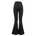 thumbnail image 5 of MAWCLOS Women Fare Bell Bottoms With Pockets Fashion Denim Pants Casual Slim Fit Trousers Solid Color Pockets Jeans Black M, 5 of 5