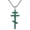 Malachite, variant on Eastern Orthodox Cross Necklace Sterling Silver Christain Greek Eastern Orthodox Jewelry Gift for Men