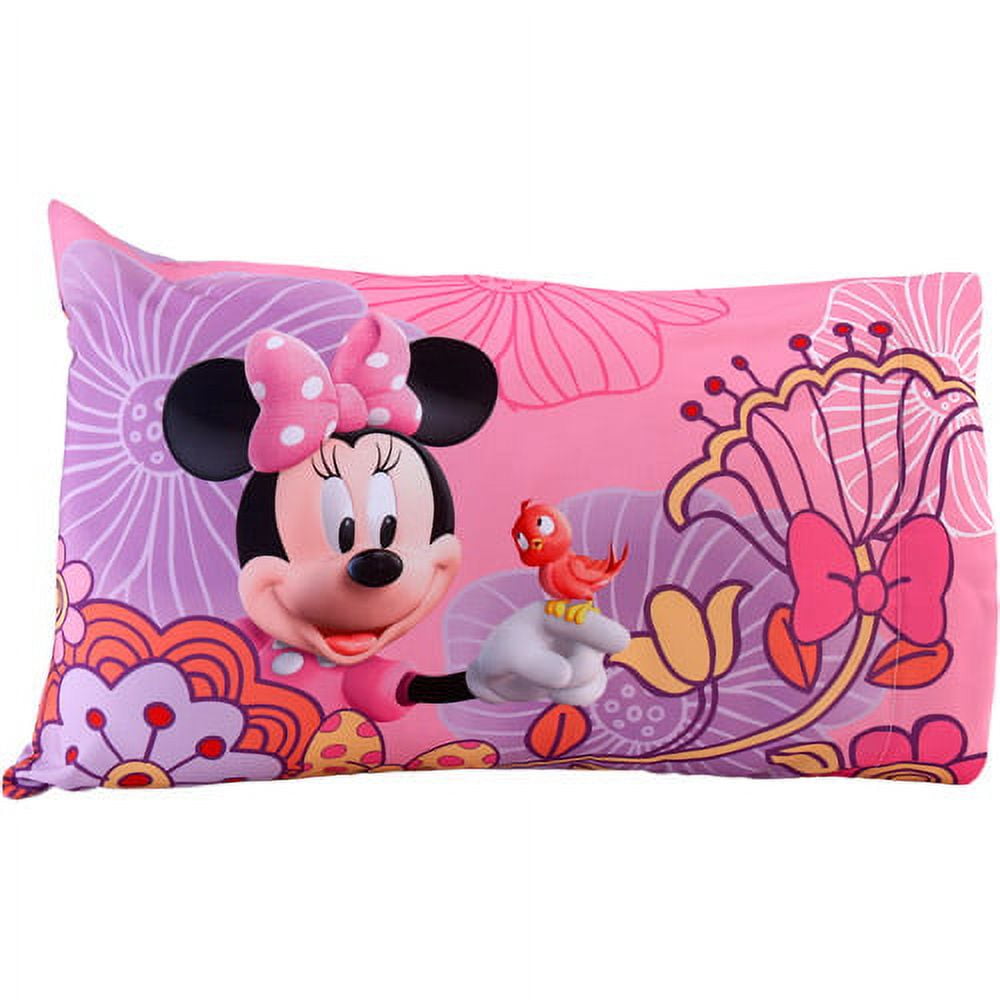 Disney Minnie Mouse Fluttery Friends 4-Piece Toddler Bedding Set
