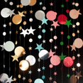 thumbnail image 4 of Año Nuevo 2022 4M estrella para árbol de papel de forma de guirnalda de la decoración de la Navidad para la decoración del hogar Natal Noel Navidad adornos para el árbol de Navidad Decoración, 4 of 4