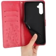 thumbnail image 5 of Compatible with Samsung Galaxy A14 5G Case Glitter with Card Holder Flip Wallet Phone Case for Women Crystal Butterfly Shockproof Protective Case for Samsung Galaxy A14 5G,Red GY, 5 of 12