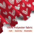 thumbnail image 3 of Happy Mother''s Day Shower Curtain with Hooks White and Red Love Heart Shower Curtain for Mother Day Festival Style Bathroom Decorative Waterproof Polyester Fabric, 36x72 Inch, 3 of 6