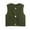 Army Green, variant on Women's Fall Summer Wool Button-Front Cardigan Vest Round Neck Sleeveless Solid Knit Top