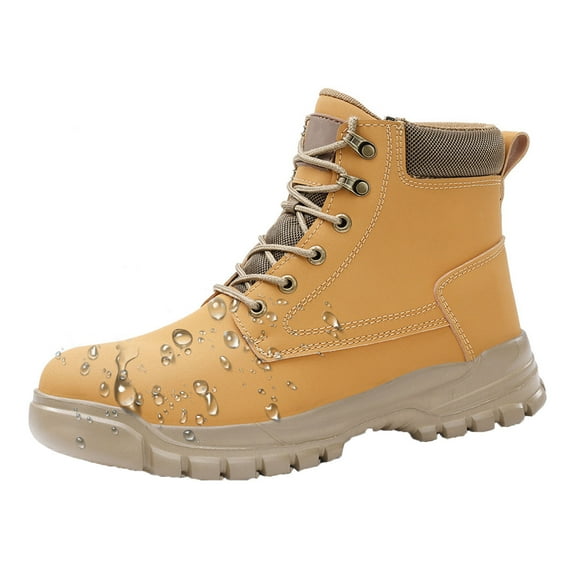 Safety Trainers Mens Steel Toe Cap Trainers Light Weight Anti Smashing Work Shoes Fashion Comfortable Safety Shoes Breathable