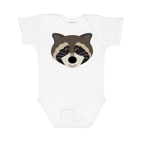 Inktastic Raccoon Animal Face Boys or Girls Baby Bodysuit
