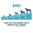 thumbnail image 4 of BARK Box Puppy Side Up Egg Crinkle Plush Toy with Hidden Squeaky Ball, 4 of 11