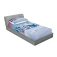 thumbnail image 2 of Ambesonne Landscape Fitted Sheet & Pillow Sham Set, Sunset Snowy Winter, Twin, Dark Coral Sky Blue, 2 of 2
