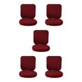 thumbnail image 1 of Guardoinrt Soft and Breathable Swivel Chair Cover Seating Experience Wine Red Backrest + Cushion Cover 5Set, 1 of 6