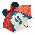 thumbnail image 1 of Disney Store Minnie Mouse Red Polka Dot 3D Ears Umbrella for Kids, 1 of 1