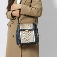 thumbnail image 3 of MKF Collection Jamilah Women’s Crossbody Bag - Stylish Vegan Leather Shoulder Purse with Gold-Tone Accents by Mia K - Cognac, 3 of 8