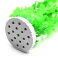 thumbnail image 3 of Green Plastic  Plant Grass Aquarium Fish Tank Decoration with Ceramic Base, 3 of 3
