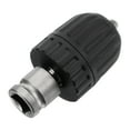 thumbnail image 2 of Uxcell 0.8-10mm Capacity 3/8" Thread Keyless Drill Chuck with Converter, 2 of 5