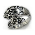 thumbnail image 2 of Sterling Silver Antiqued Style Ornate Spoon Ring, 2 of 2