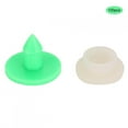 thumbnail image 2 of 100 etiquetas de oreja de 0,7 pulgadas, marcador para ganado, suministros para conejos, zorros y visones, identificación de animales, color verde, 2 of 14