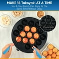 thumbnail image 5 of Takoyaki Maker Machine by StarBlue with Takoyaki Picks, 5 of 8