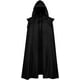 thumbnail image 3 of Capa con capucha unisex gótica misteriosa renacentista mago bruja disfraz de Halloween Cosplay capa de fiesta, 3 of 5