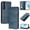 Blue, variant on Wallet Case for Samsung Galaxy S26 Plus, Short Strap PU Leather Case, Premium PU Leather Kickstand Magnetic Folio Cover for Galaxy S26 Plus with Card Holder, Support Wireless Charging - Brown