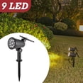 thumbnail image 5 of Solar Powered Garden Spotlight 1PC- 3 Light Modes Warm White & Cool White, 55 LED Waterproof Outdoor Spotlight for Yard, Patio, Trees, Pathway, Wall Mount, Floor Mount Landscape Lighting, 5 of 6