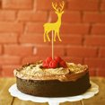 thumbnail image 3 of 20pcs Del Brillo Elk Ciervos De Madera Cake Toppers Alimentos Selecciones Ducha De Navidad Del Partido Del Bebé Sunnimix primero de la torta, 3 of 7