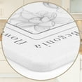 thumbnail image 5 of Unique Bargains Elegant Quick Dry Dish Drying Mats for Dishes Lotus, 5 of 6