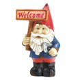 thumbnail image 2 of Zingz & Thingz 11.25" Blue and Red Welcome Gnome Solar Outdoor Statue, 2 of 2