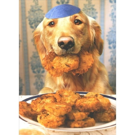 Dog Steals Latkes Hanukkah Cards