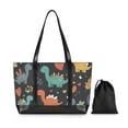 thumbnail image 7 of FORMRS Laptop Tote Bag for Women with 15.6" Computer Compartments Handbag, Cute Dinosaur, 7 of 7