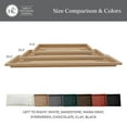 thumbnail image 6 of The HC Companies Venetian Rectangular Plant Tray, Plastic Drip Saucer, Warm Gray, 6 of 9