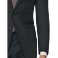 thumbnail image 5 of Mens Ticket Pocket 2-piece Charcol Wool Modern Fit Suit DTI, 5 of 6