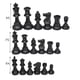 thumbnail image 2 of Chess Game King High 95mm 75mm 64mm Medieval Chess Set No Chessboard 32 Chess Pieces Kids Toys Playing Game, 2 of 5