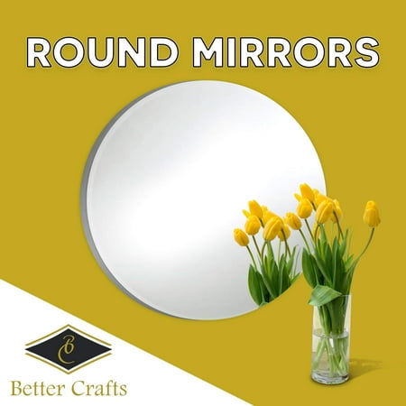 Better Crafts Round Glass Mirror 16 Inch Pack Of 6