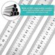 thumbnail image 5 of PCS Stainless Steel Ruler 15cm 20cm 30cm Metal Ruler Size Double Sided Durable Rustproof Carpenter Ruler for Students Engineers Architects Teachers De, 5 of 5