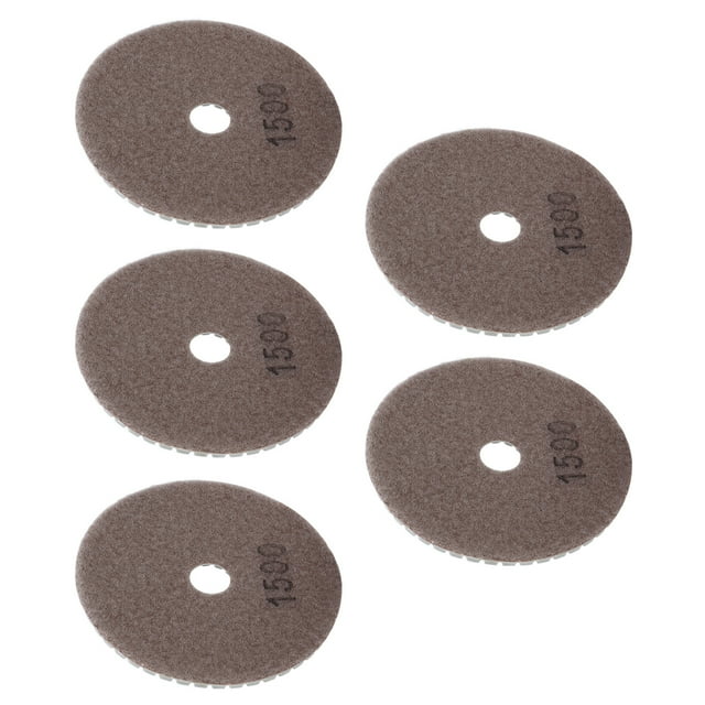 Kit de almohadillas para pulir mármol, disco abrasivo de diamante húmedo de 5 uds., 4 pulgadas, almohadilla de pulido de diamante, rendimiento inigualable