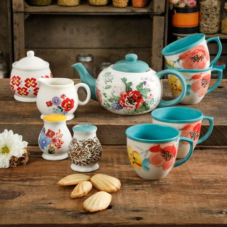 The Pioneer Woman 11-Piece Collected Tea Set
